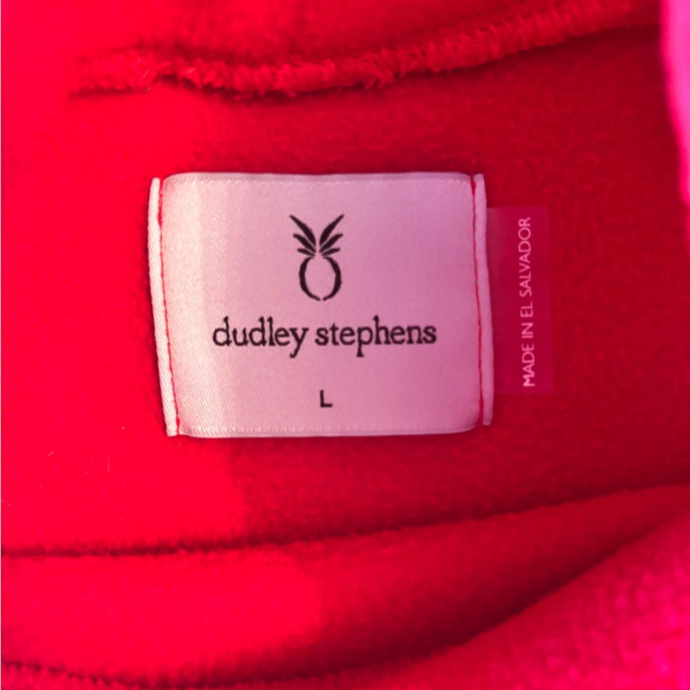 Dudley Stephens Vibrant Red Fleece Girls Sz L - Picture 3 of 3
